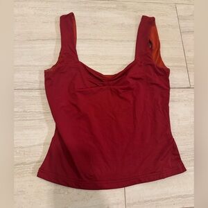 Princess Polly Rich Burgundy Tank Top 4